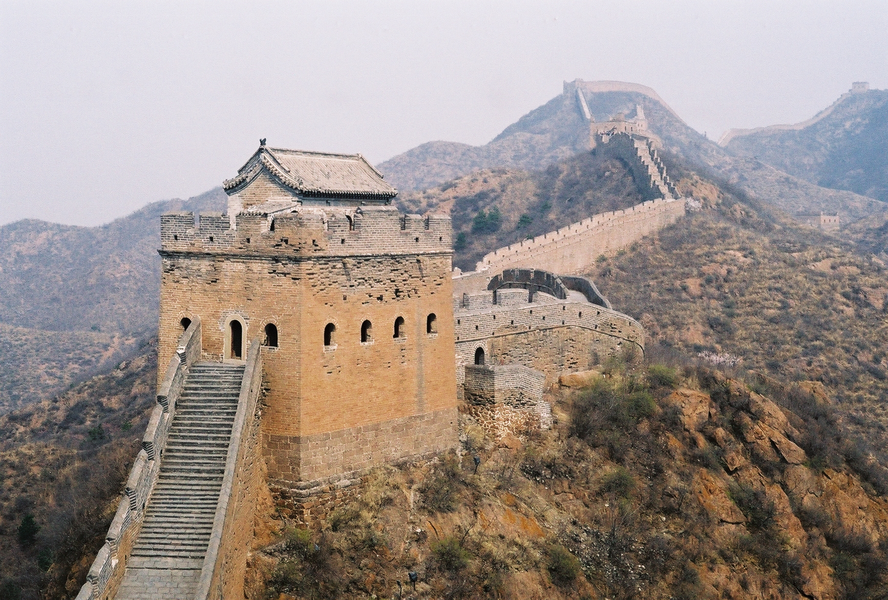 Jinshanling Great Wall panorama