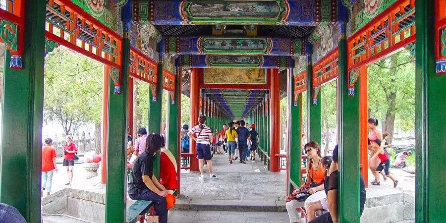 Scenic Kunming Lake at Beijing Summer Palace Kunming Lake, Summer Palace